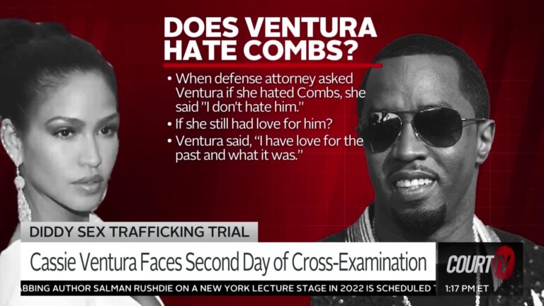 graphic with cassie, diddy and text