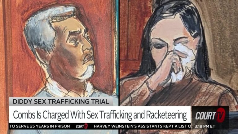 splitscreen: 2 courtroom sketches